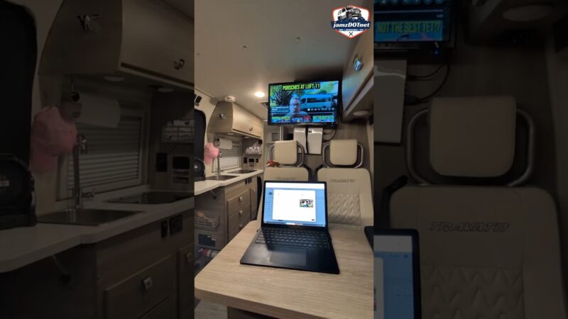 Editing LUFT 11 Porsche Videos in the Camper Van!