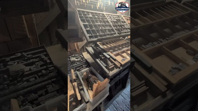 Inside a 100-Year-Old Print Shop… Still Working Today!