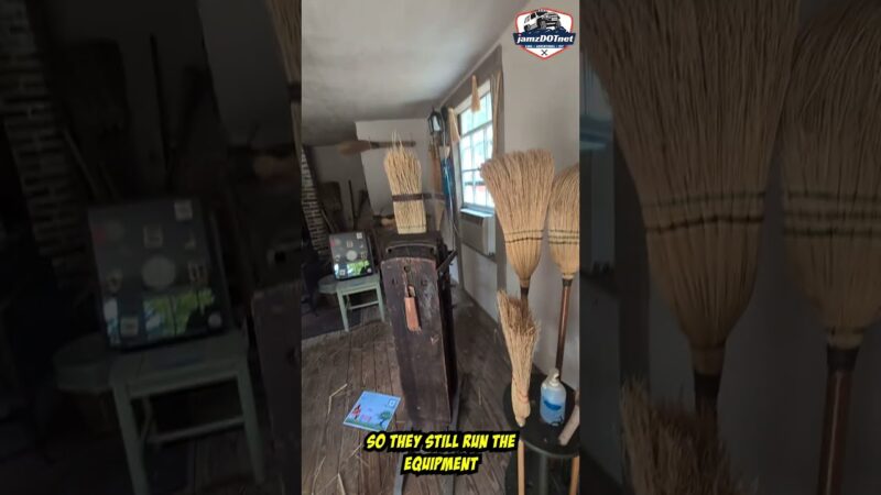 Let’s explore this 146 year old broom making house!