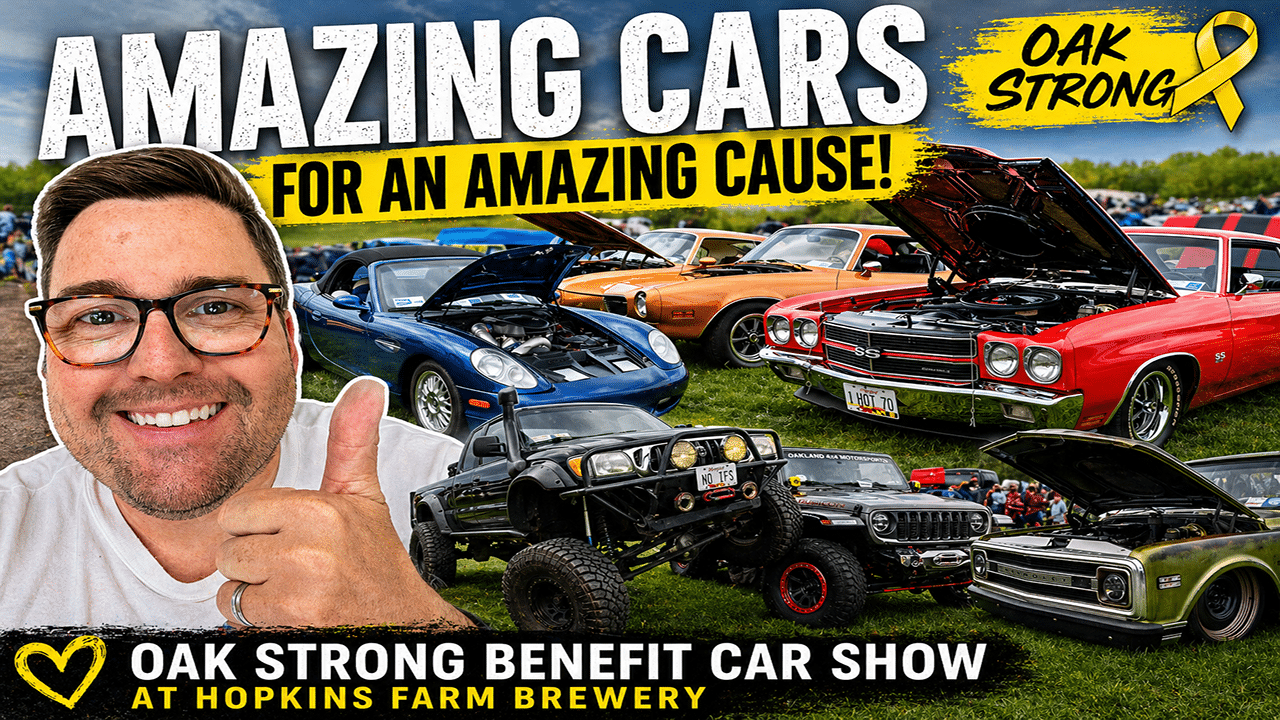 Oak Strong car show at Hopkins Brewery