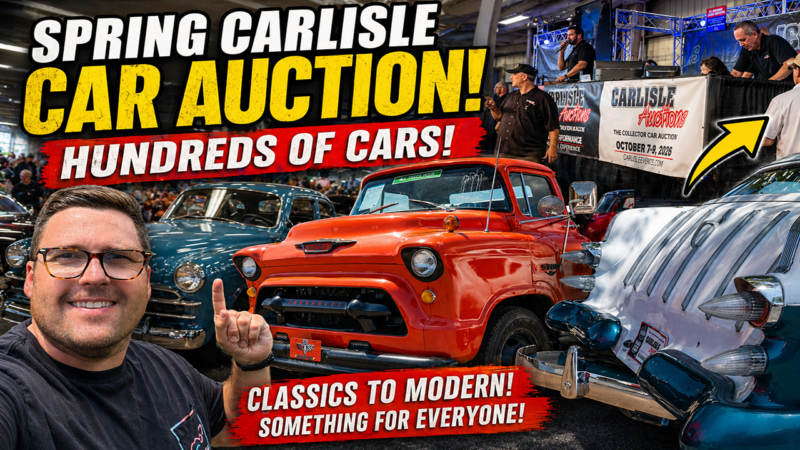INSANE Spring Carlisle Car Auction! Hundreds of Cars for Sale (Classics to Modern)