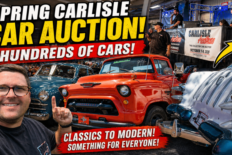 INSANE Spring Carlisle Car Auction! Hundreds of Cars for Sale (Classics to Modern)