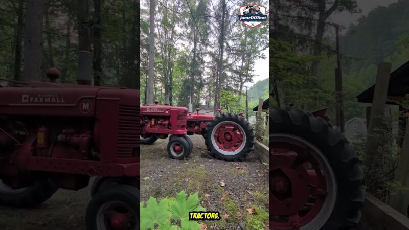 Vintage 1940s Farmall Tractors Spotted at Knoebels