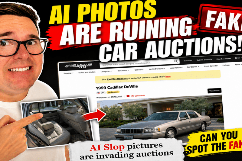AI Slop Photos Are RUINING Car Auctions…