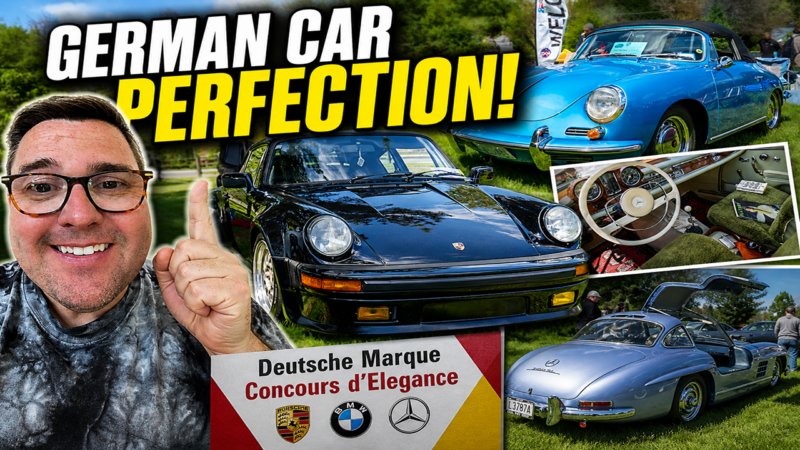 Porsche, BMW, Mercedes… All PERFECT? The Deutsche Marque Concours d’Elegance!
