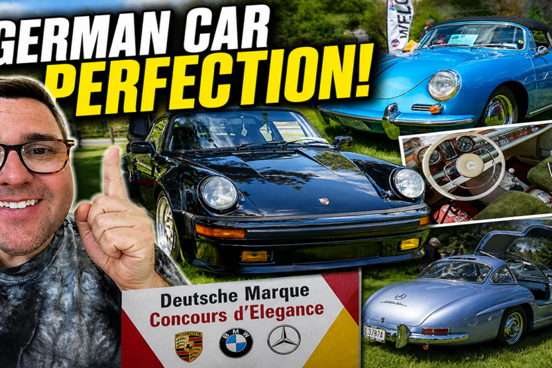 Porsche, BMW, Mercedes… All PERFECT? The Deutsche Marque Concours d’Elegance!