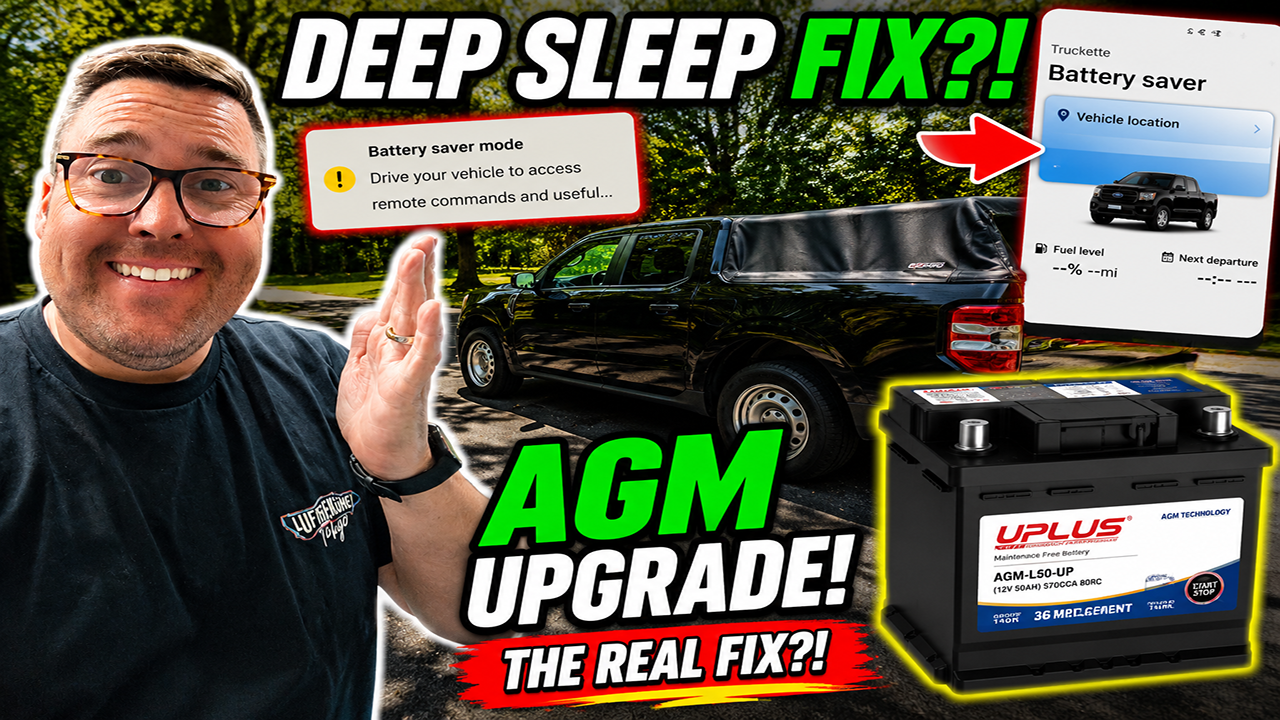 Ford Maverick AGM Battery Install