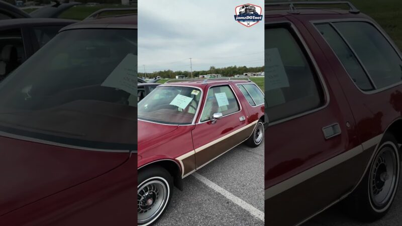 It’s a 1977 AMC Pacer AKA the Mirthmobile! Waynes World!
