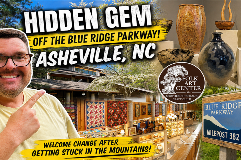 A Hidden Gem on the Blue Ridge Parkway! | Asheville Folk Art Center Tour
