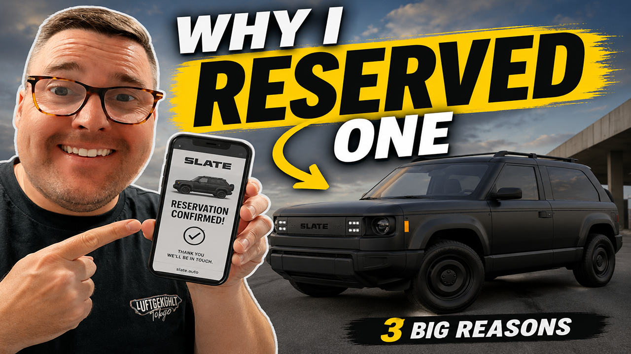 I reserved a slate electric truck