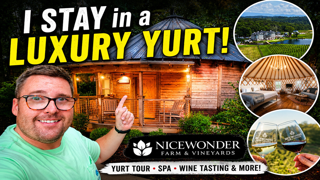 Luxury Yurt at Nicewonder Farm in Bristol Virginia