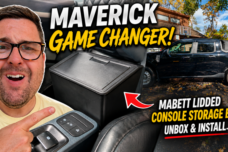 Ford Maverick Owners NEED This! Mabett Console Organizer Install & Review