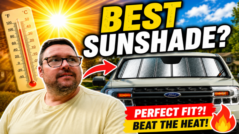 Is This the BEST Ford Maverick Sunshade? Honest Review & Install!