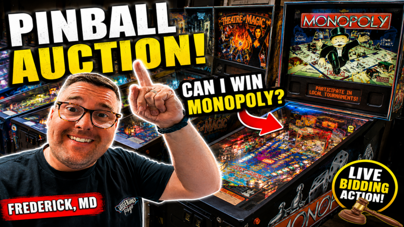 Inside a Massive Pinball Auction in Maryland!