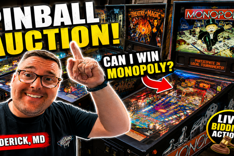 Inside a Massive Pinball Auction in Maryland!
