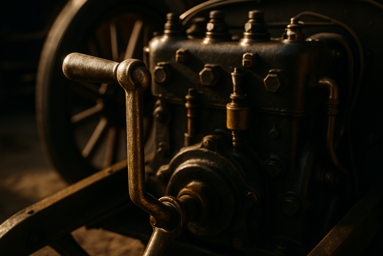 Automotive photo for car fact: The first car engines were so unreliable that cars came with a&hellip;