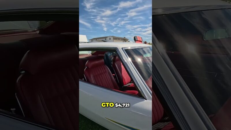 1970 Pontiac GTO – The Classic Beauty at the Car Show – $4,721!