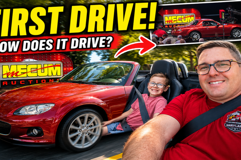 Our First Drive in the $5,000 Mecum Miata!