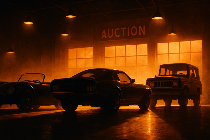 Aston V12 Roadster to Foose Mustang: BaT’s Wild Monday