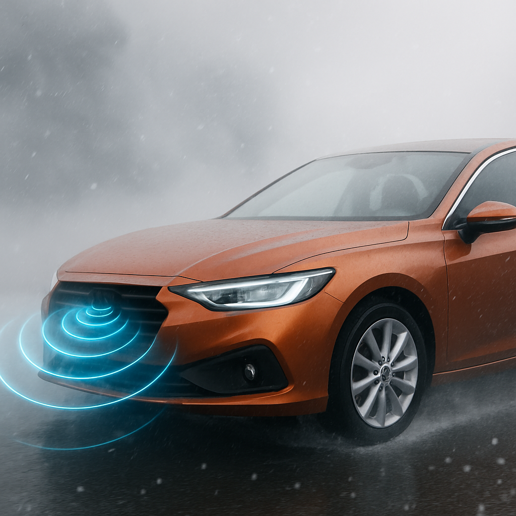 Modern automotive radar systems operating in the 77-79 GHz frequency band can detect objects through heavy rain, fog, and snow&hellip;