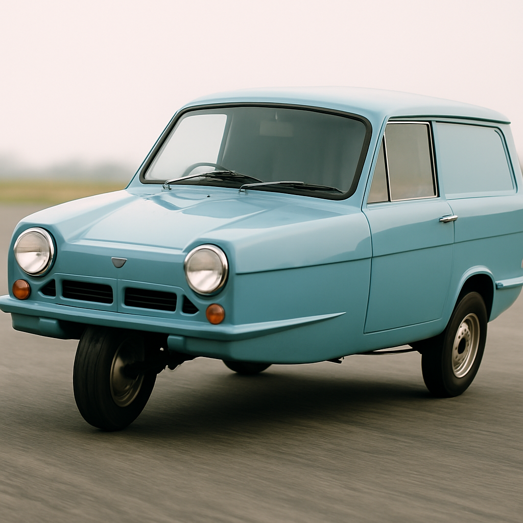 The Reliant Regal Supervan III's three-wheel configuration was engineered so that the single rear wheel could theoretically be steered independently&hellip;
