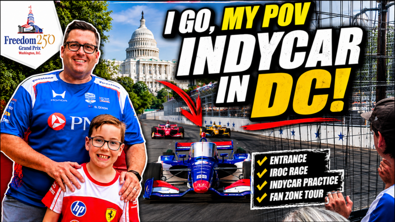 I Went to the FIRST IndyCar Race in Washington DC! | Freedom 250 POV