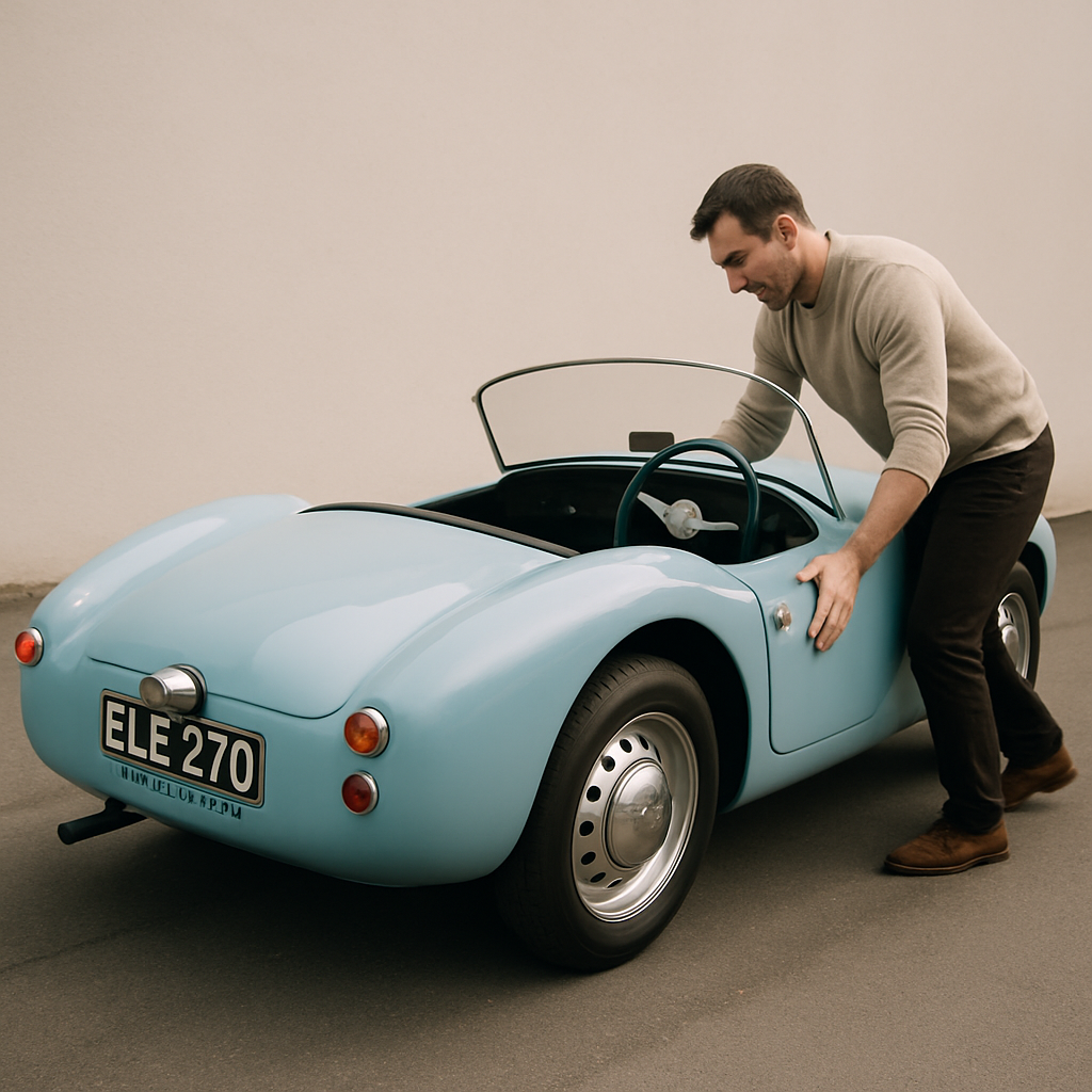 The Fairthorpe Electron, a 1950s British microcar so lightweight that owners could physically rotate the entire rear end by hand&hellip;