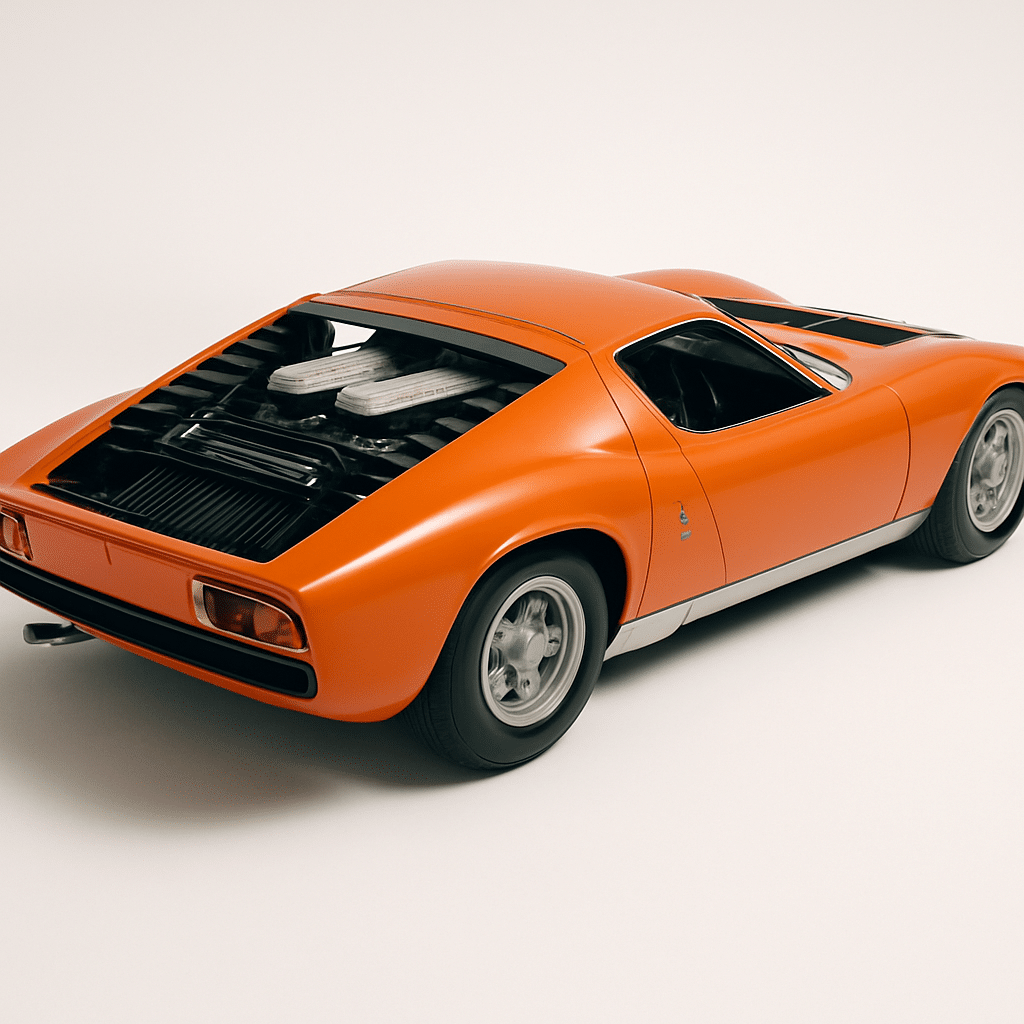 The Lamborghini Miura's mid-mounted engine required such tight packaging that the gearbox was positioned directly below the driver's seat, meaning&hellip;