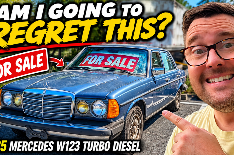 1985 Mercedes Benz W123 Turbo Diesel For Sale