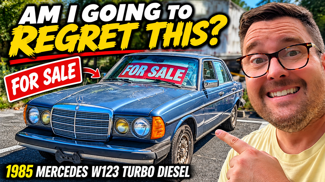1985 Mercedes Benz W123 Turbo Diesel For Sale