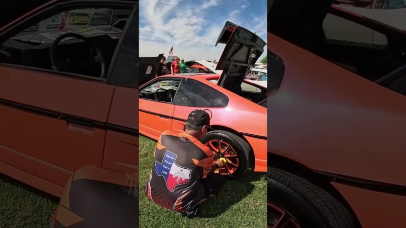 SICK Pontiac Fiero Paint Job! This Orange Beast Stole the Show!
