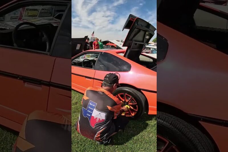 SICK Pontiac Fiero Paint Job! This Orange Beast Stole the Show!