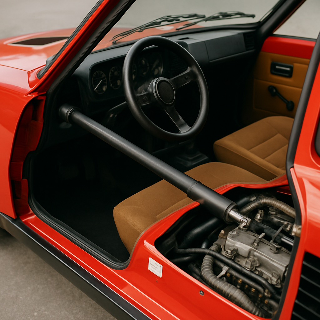 The Renault 5 Turbo's mid-mounted engine was positioned so far back that it required a specially reinforced steering column running&hellip;