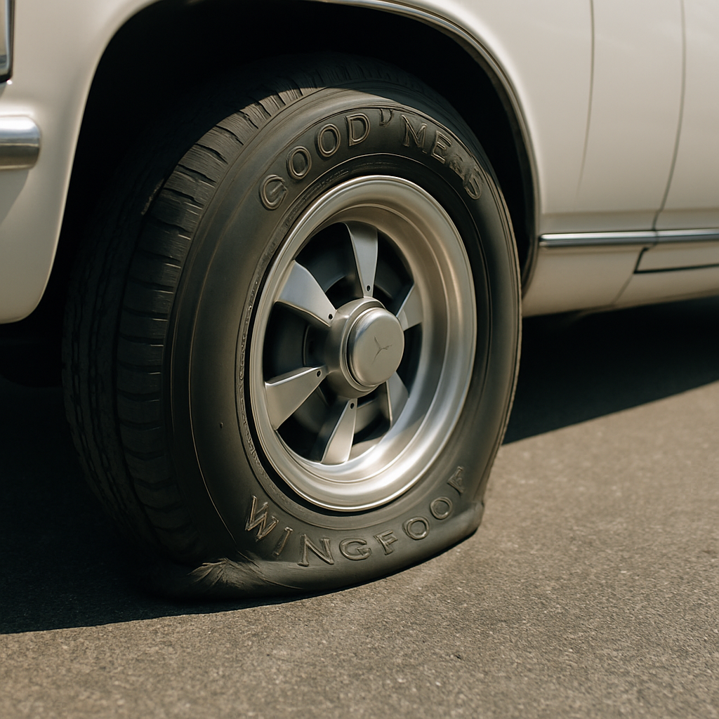 The Goodyear Wingfoot tires used on the 1969 Apollo 11 lunar rover were engineered so that if one tire completely&hellip;