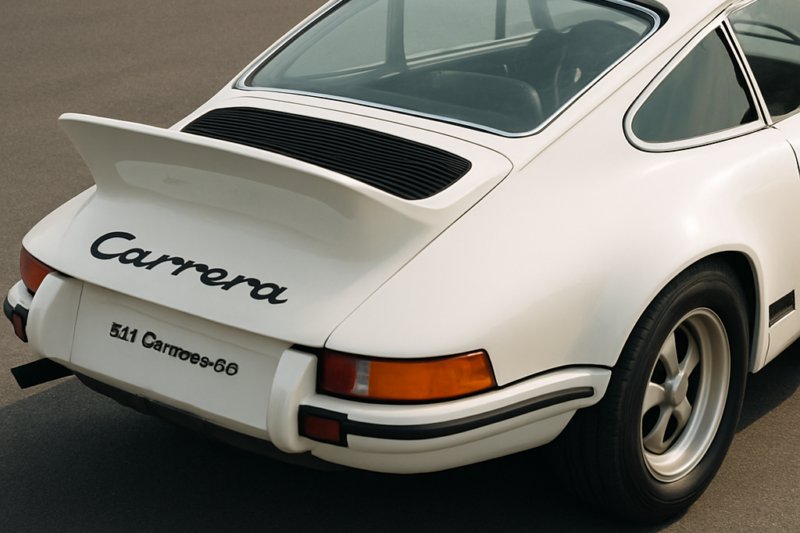 The Porsche 911 Carrera RS 2.7 of 1973 featured a ducktail spoiler positioned so high above the rear deck that&hellip;