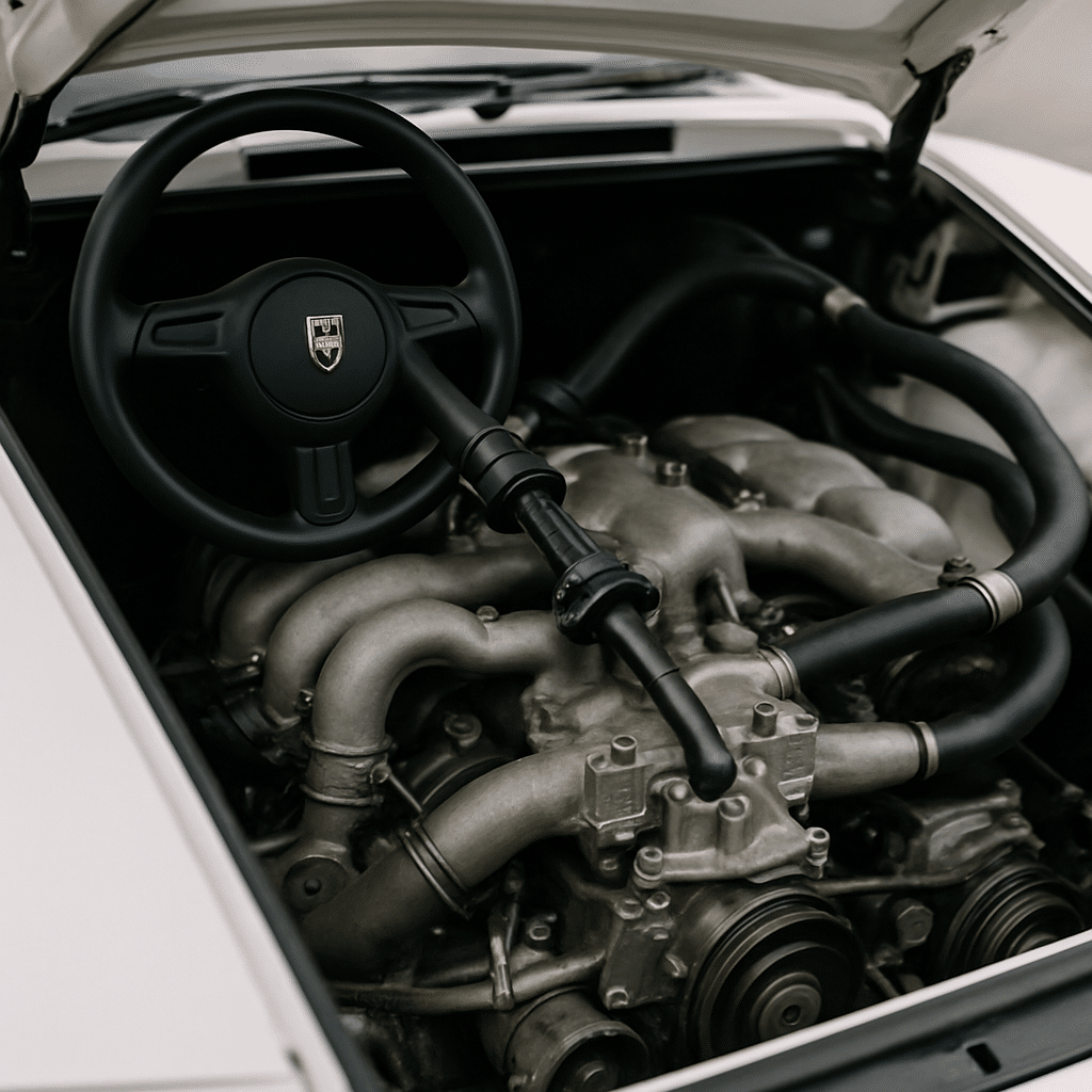 The Porsche 911's steering column is routed through passages in the engine block where it's continuously cooled by circulating engine&hellip;