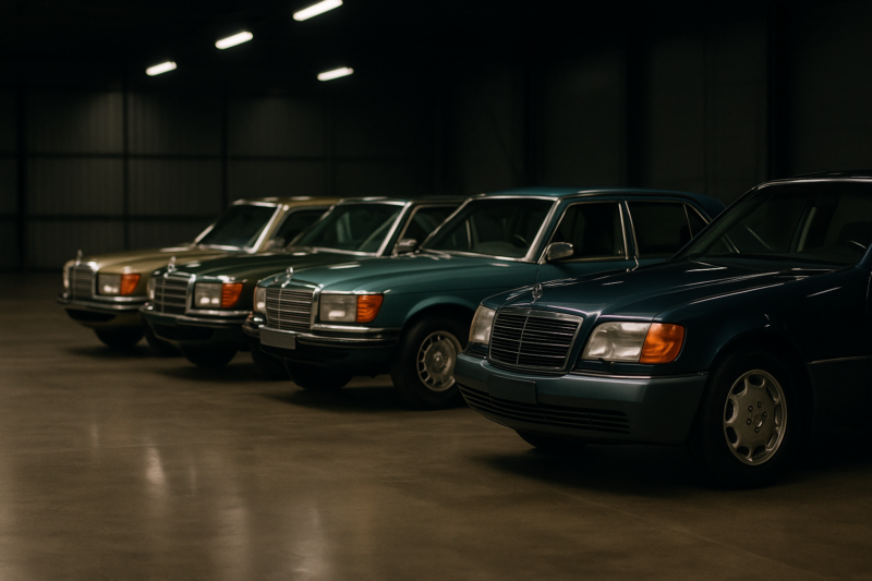 83 Mercedes with no reserve: Austrian collector sells the lot