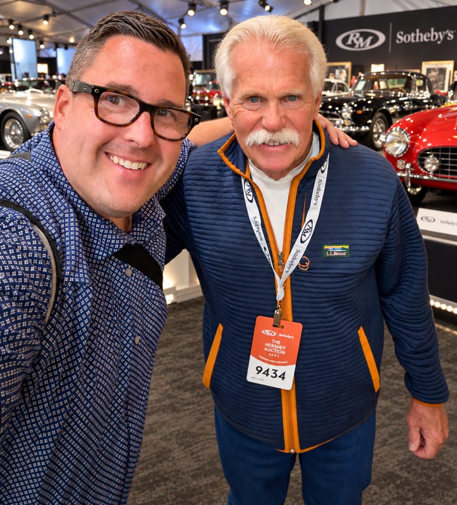 Jason and Wayne Carini at RM Sothebys in Hershey