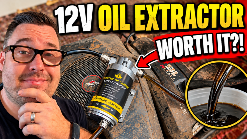 I May NEVER Drain Oil Again! Testing a Cheap 12V Oil Extractor Pump