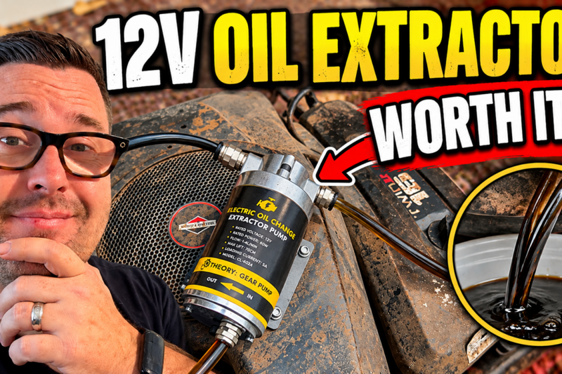 I May NEVER Drain Oil Again! Testing a Cheap 12V Oil Extractor Pump