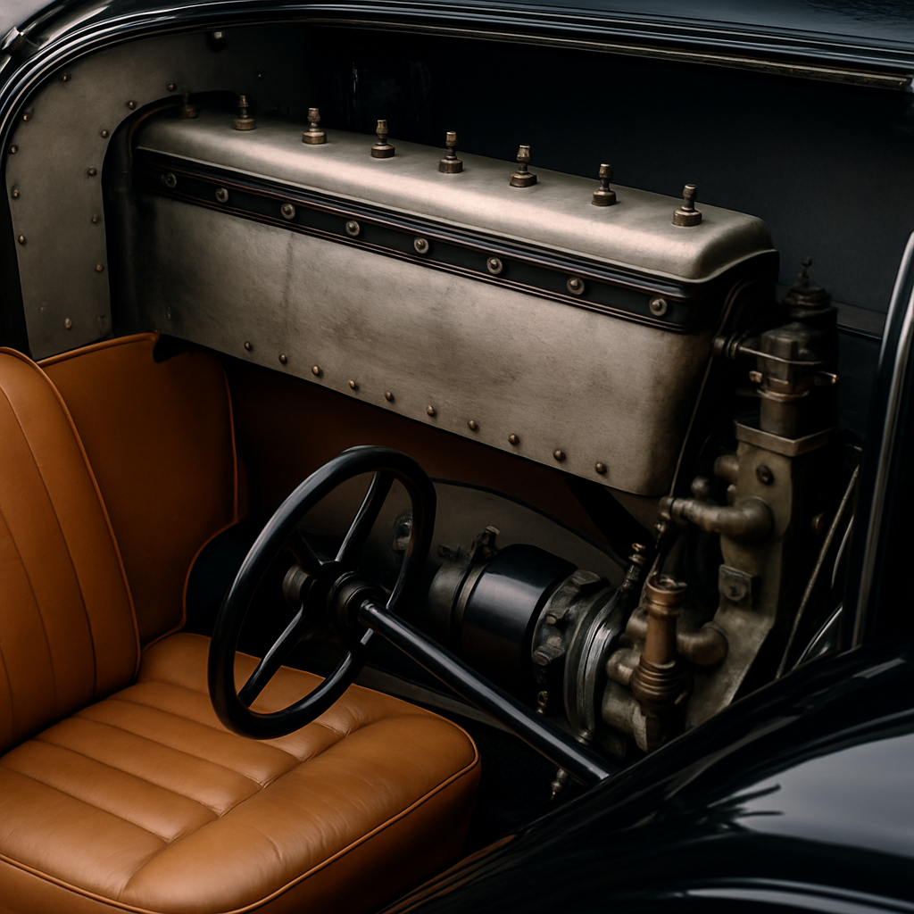 The Bugatti Royale's massive 12.7-liter straight-eight engine was so long that it extended completely through the firewall into the passenger&hellip;