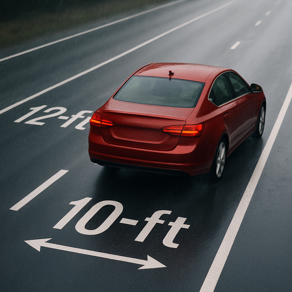 The Interstate Highway System was deliberately designed with 10-foot-wide lanes instead of the standard 12 feet used by most state&hellip;