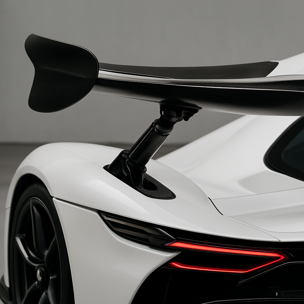 The Koenigsegg Jesko's rear wing features a hydraulic actuator that can adjust its angle in real-time based on wheel speed&hellip;