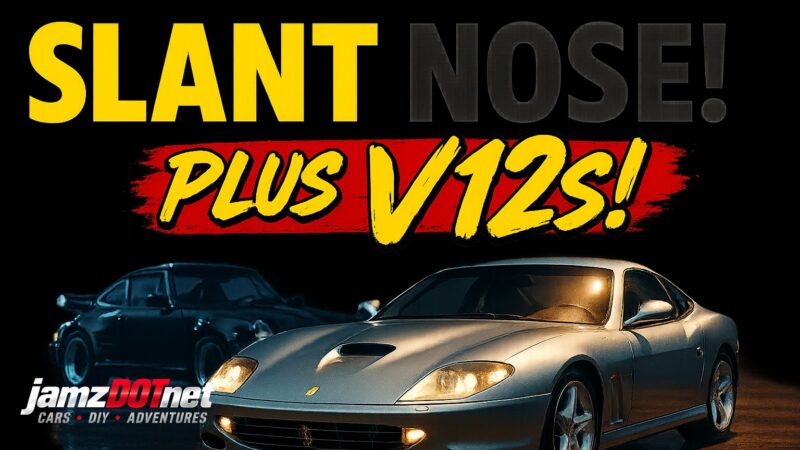 Ferrari, Slant-Nose 911, Murcielago & a Stanley Steamer Hit BaT