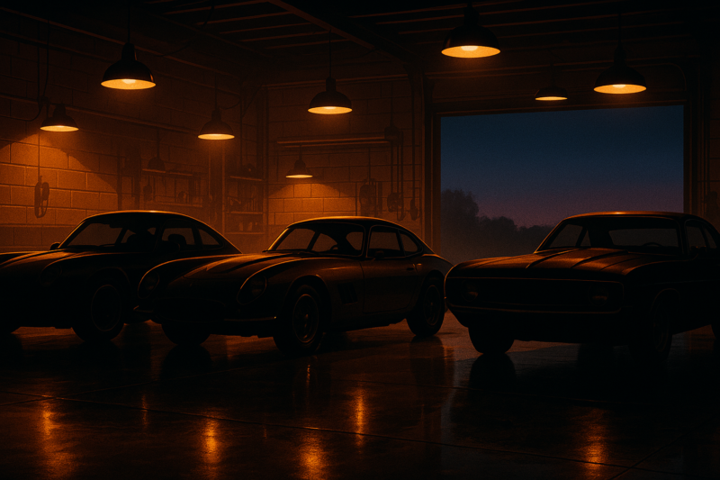 Fuelie Vette, Gated Ferraris & a Baby-Blue 911: BaT Today