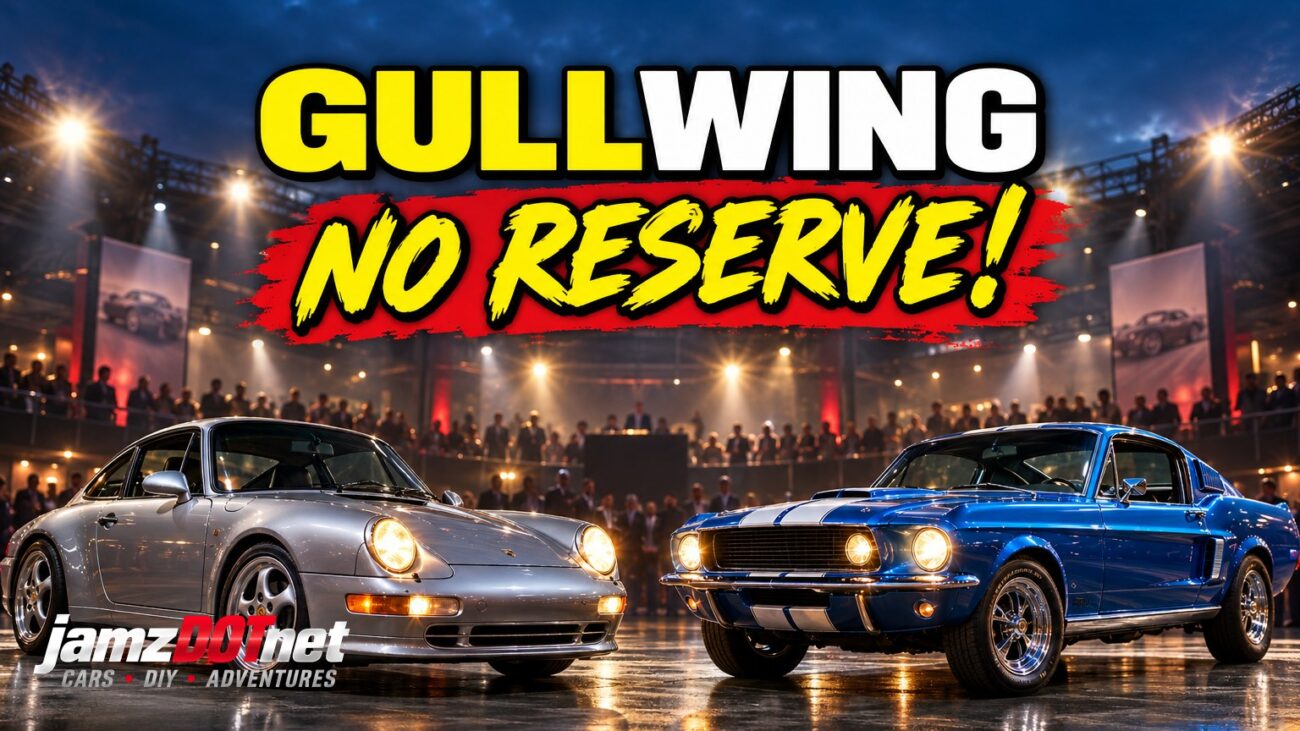 Gullwing for Charity, Supra, GT500 & More on BaT Today